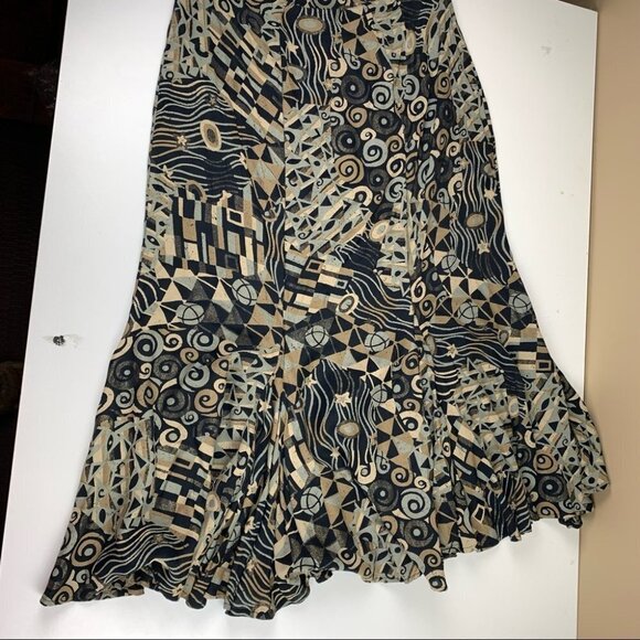 CAROLE Little for Saint-Tropez West Maxi Flared Skirts - Picture 6 of 8